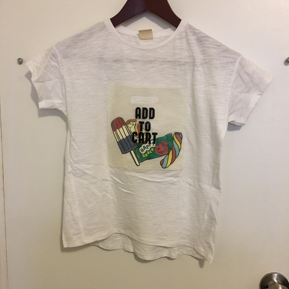 Zara Girls Add To Cart Cotton Tshirt